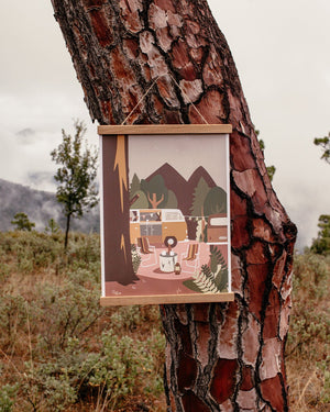 Chasing Dreams Camping - Poster