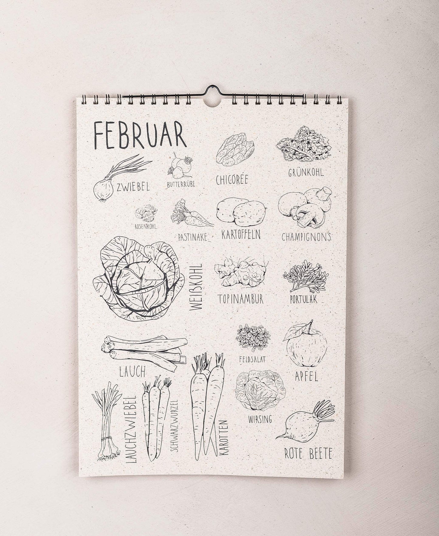 Saisonkalender Skizze - Saisonkalender - MARKTSAM