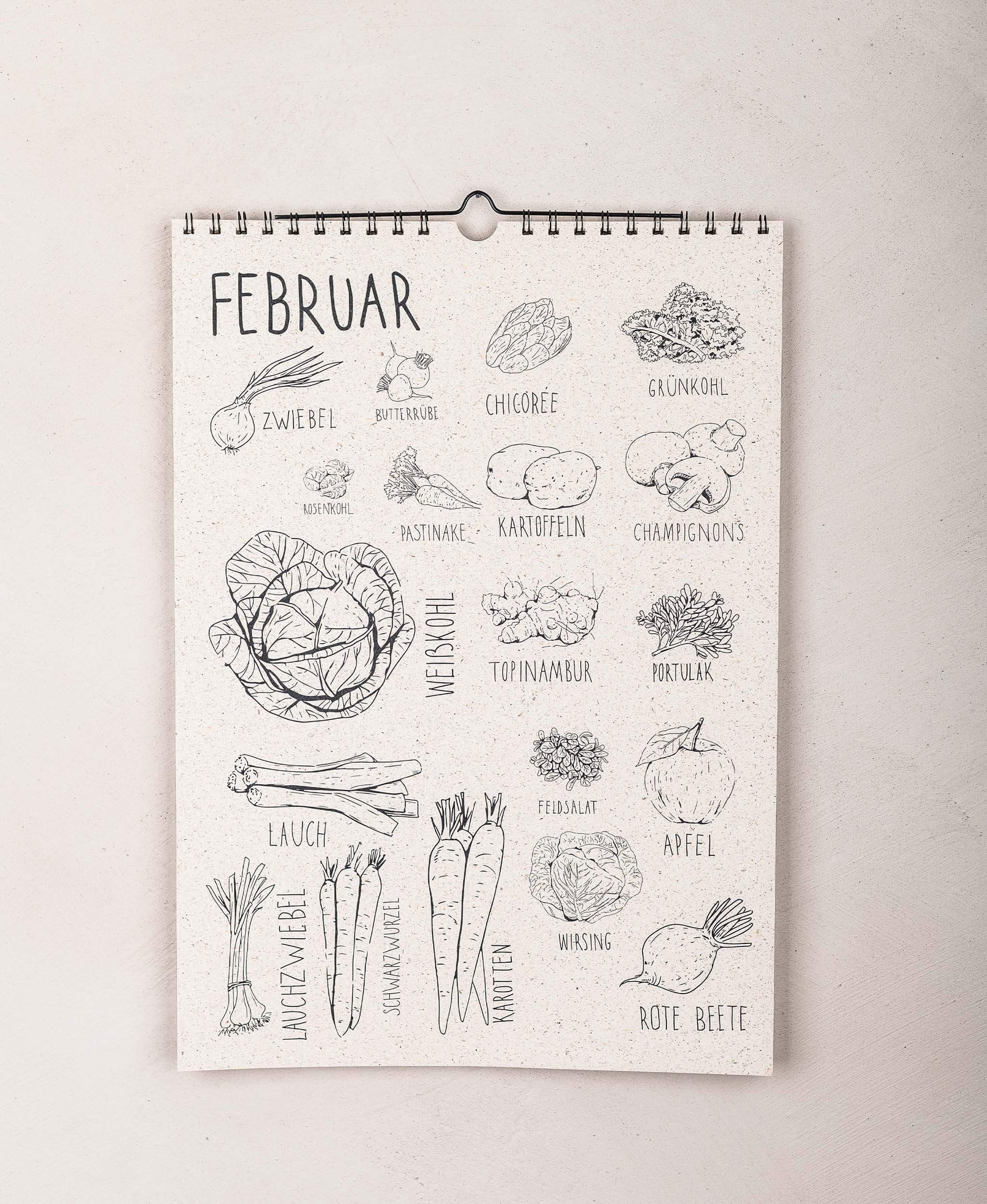 Saisonkalender Skizze - Saisonkalender - MARKTSAM