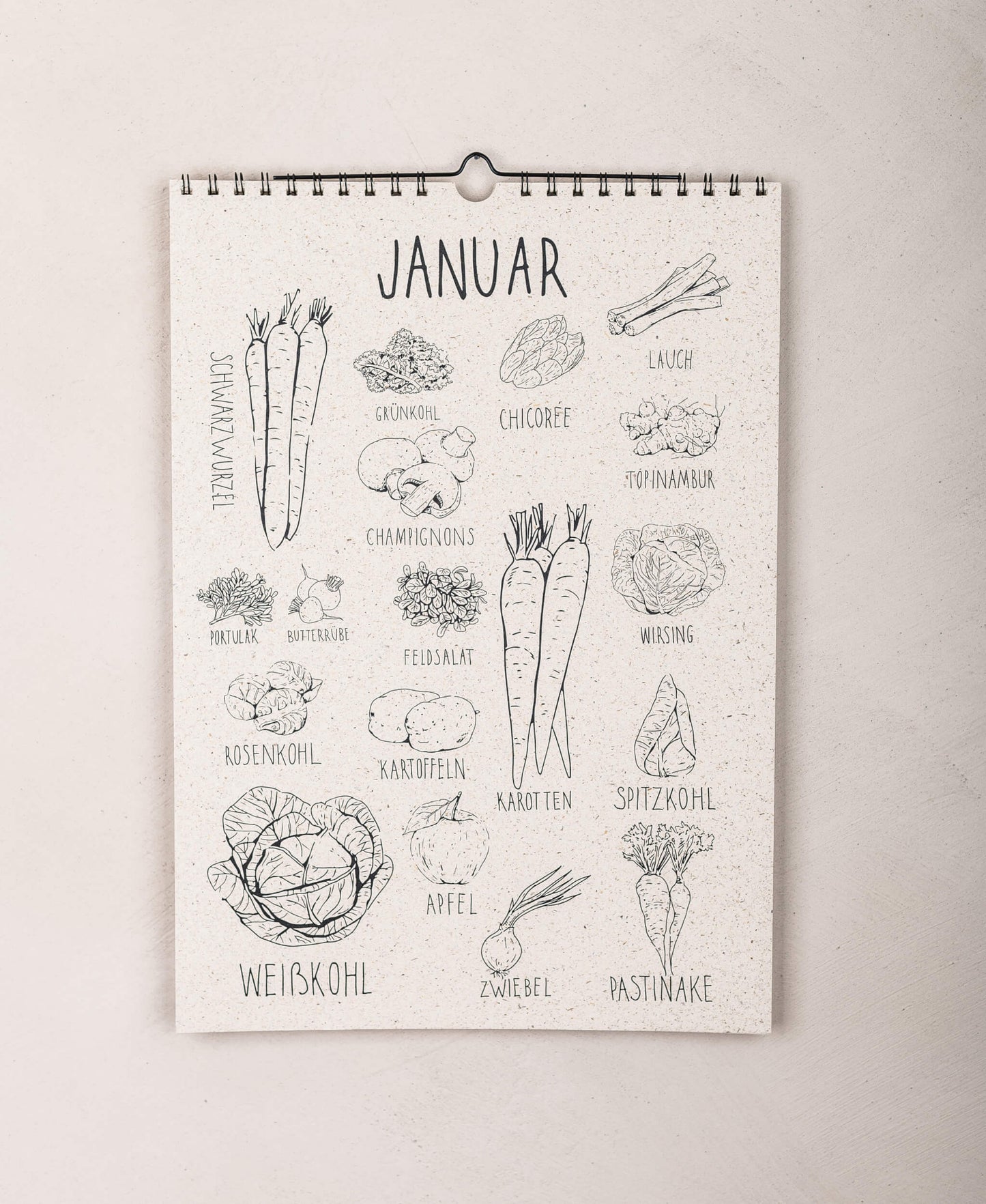 Saisonkalender Skizze - Saisonkalender - MARKTSAM