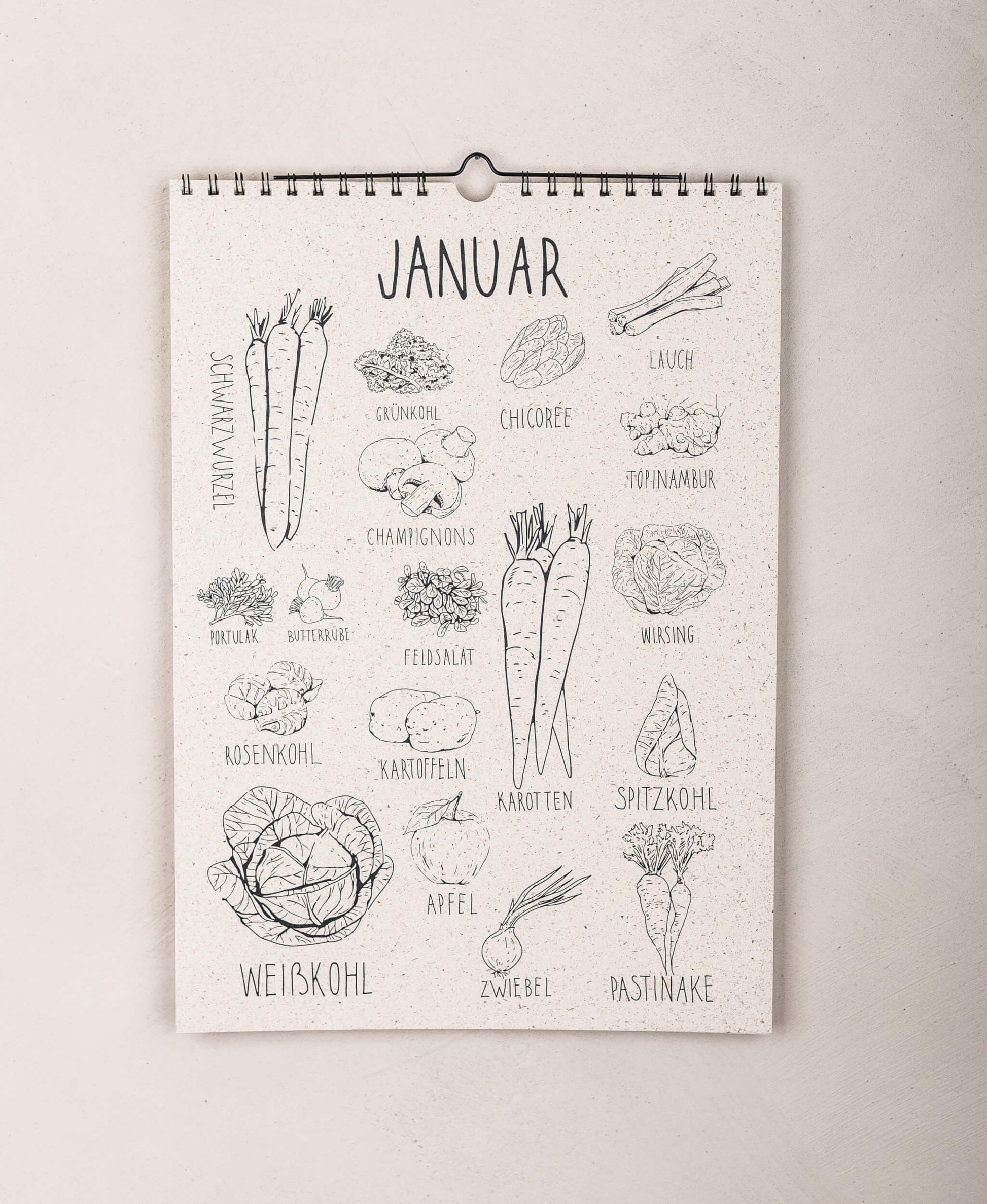 Saisonkalender Skizze - Saisonkalender - MARKTSAM